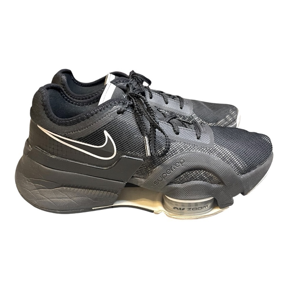 NIKE Air Zoom SuperRep 3 HIIT Class Training Shoe Sz 6.5 Black White - Picture 2 of 16
